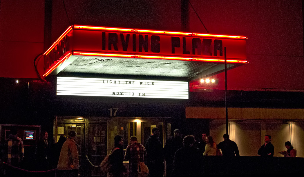 Irving Plaza - ready for Light the Wick