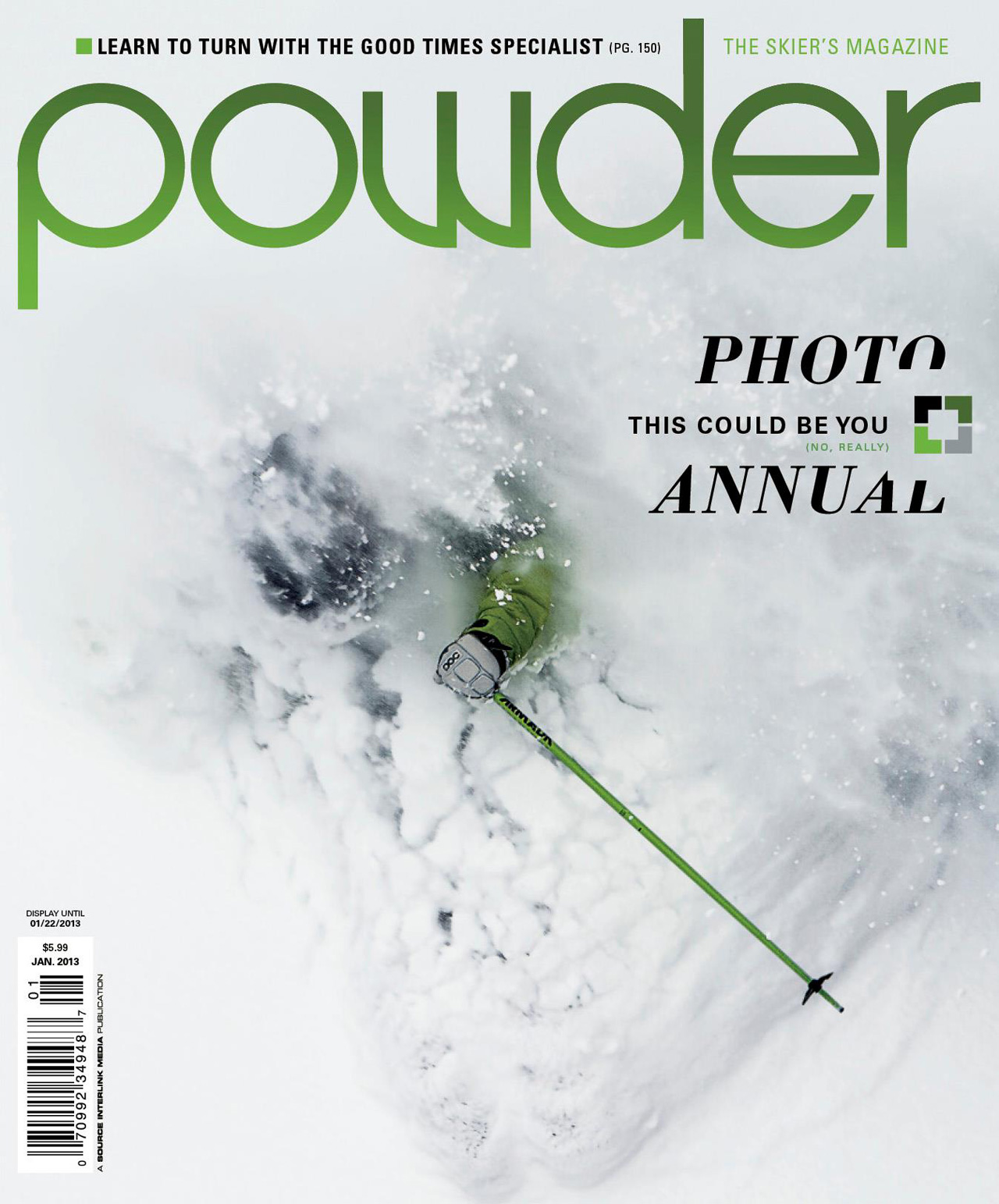 Jim Harris Powder Magazine Cover Photo