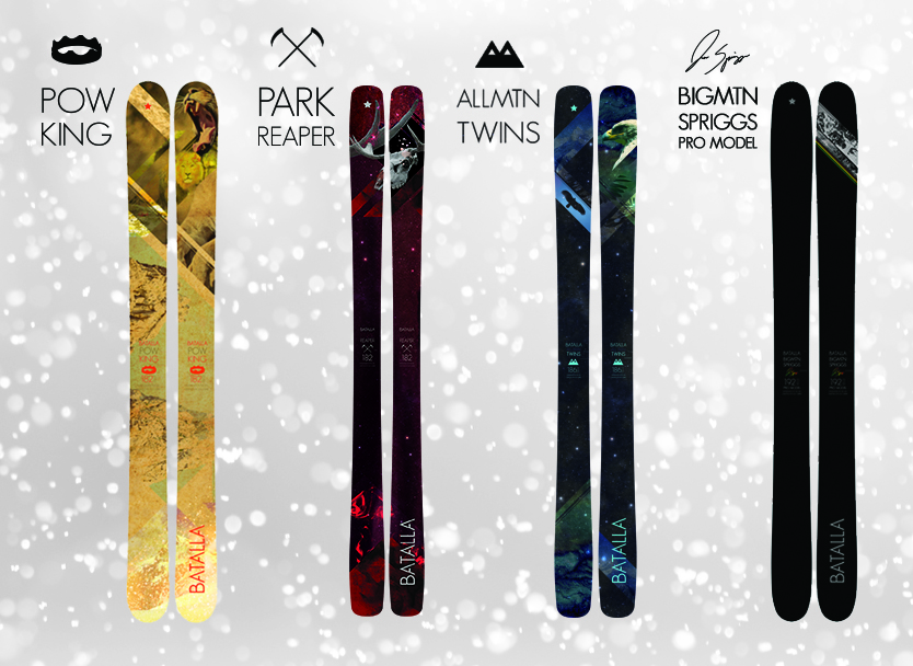 The 2014 Batalla Skis Line-up