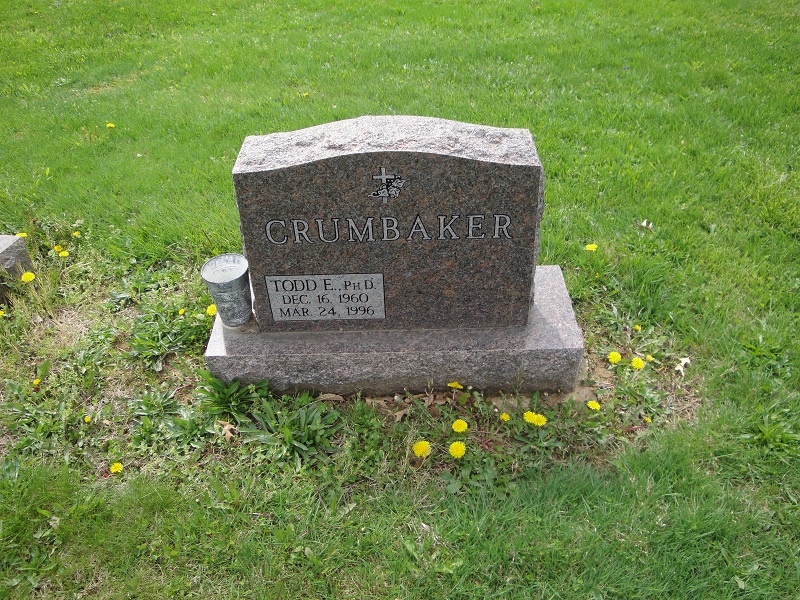 Name:  1996-03-24 Todd Crumbaker grave, front.jpg
Views: 1410
Size:  327.7 KB