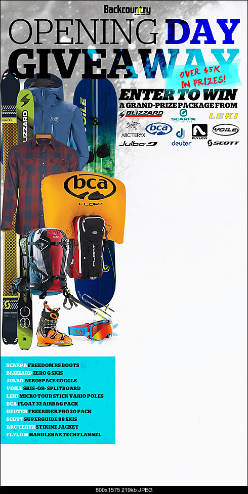 Click image for larger version. 

Name:	backcountry-opening-day-giveaway.jpg 
Views:	123 
Size:	218.8 KB 
ID:	202583