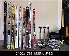 Click image for larger version. 

Name:	ski quiver 2012.jpg 
Views:	517 
Size:	1.50 MB 
ID:	108874