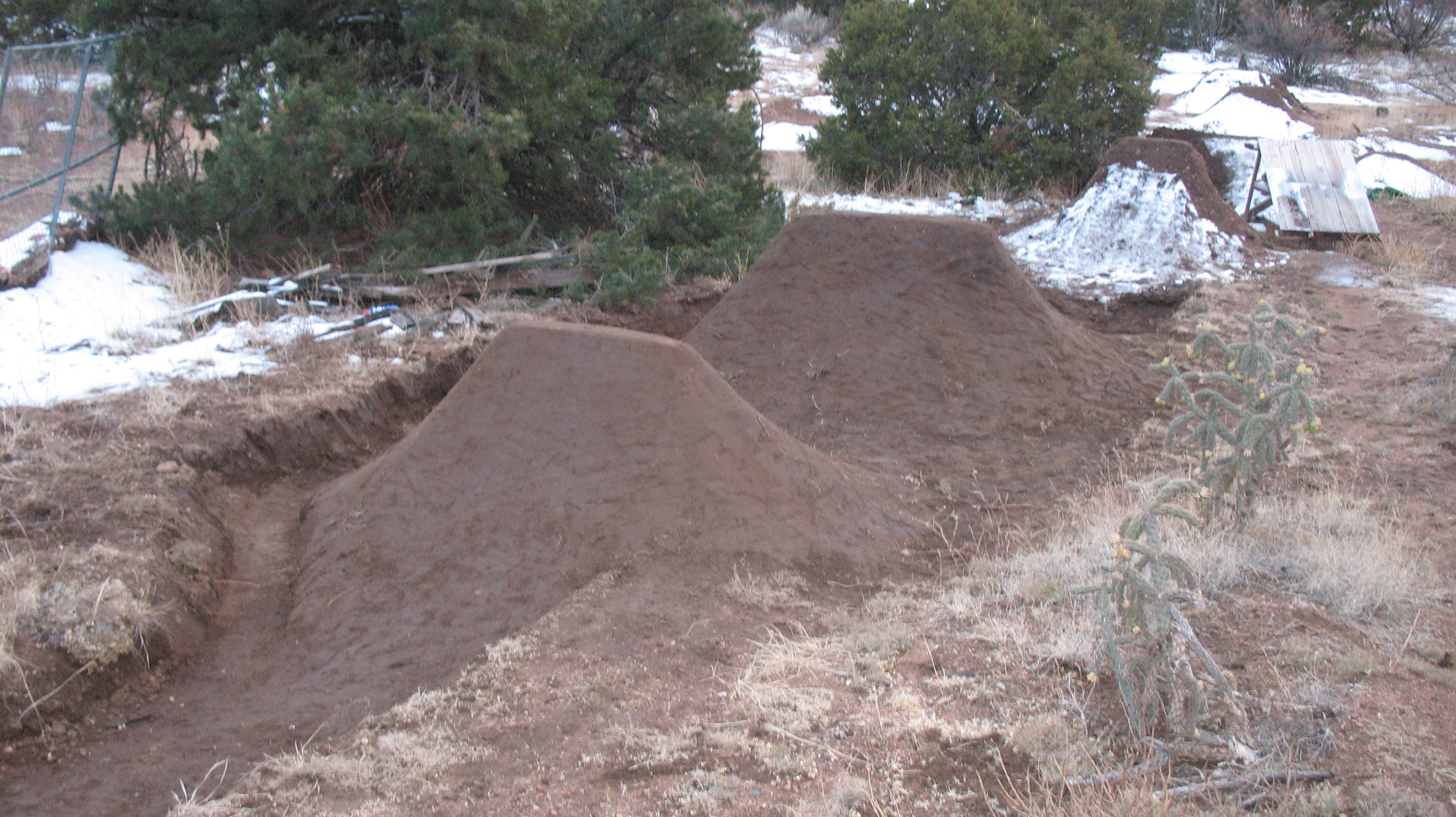 building mountain bike jumps