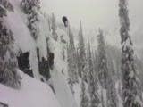 Baldface cliff time: catching a bit of air thumbnail