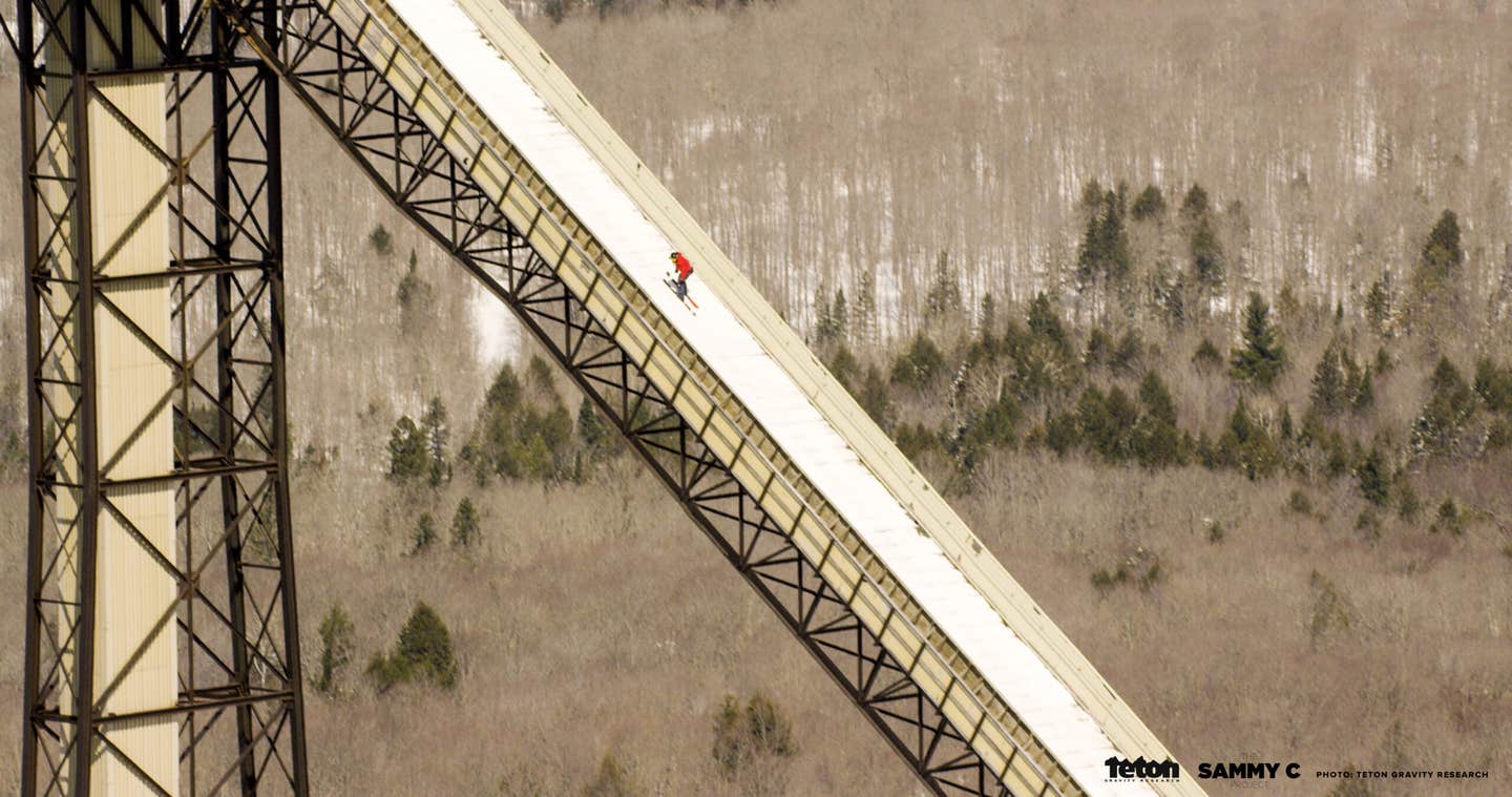 Skier Spins off 24-story Ski Jump...Backwards - Press Release thumbnail