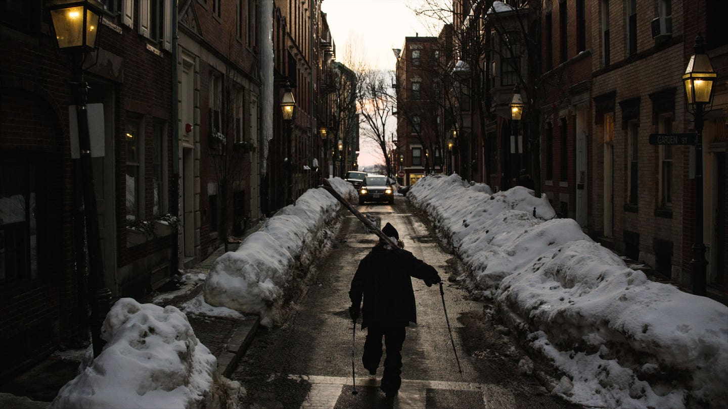 Skiers Turn Boston Streets Into Playground During Record Breaking Winter thumbnail
