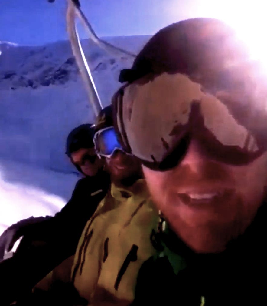Alyeska- skiing in the sunshine with Sarge and Kent thumbnail