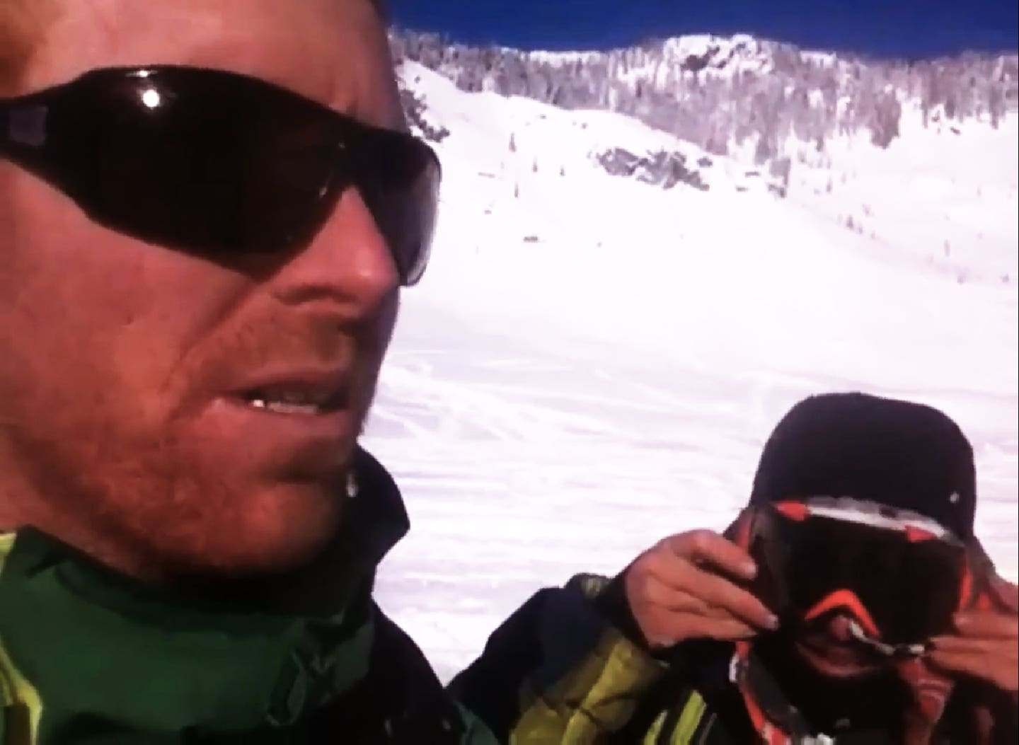 Pemberton - Ian and Sage out on the sleds thumbnail