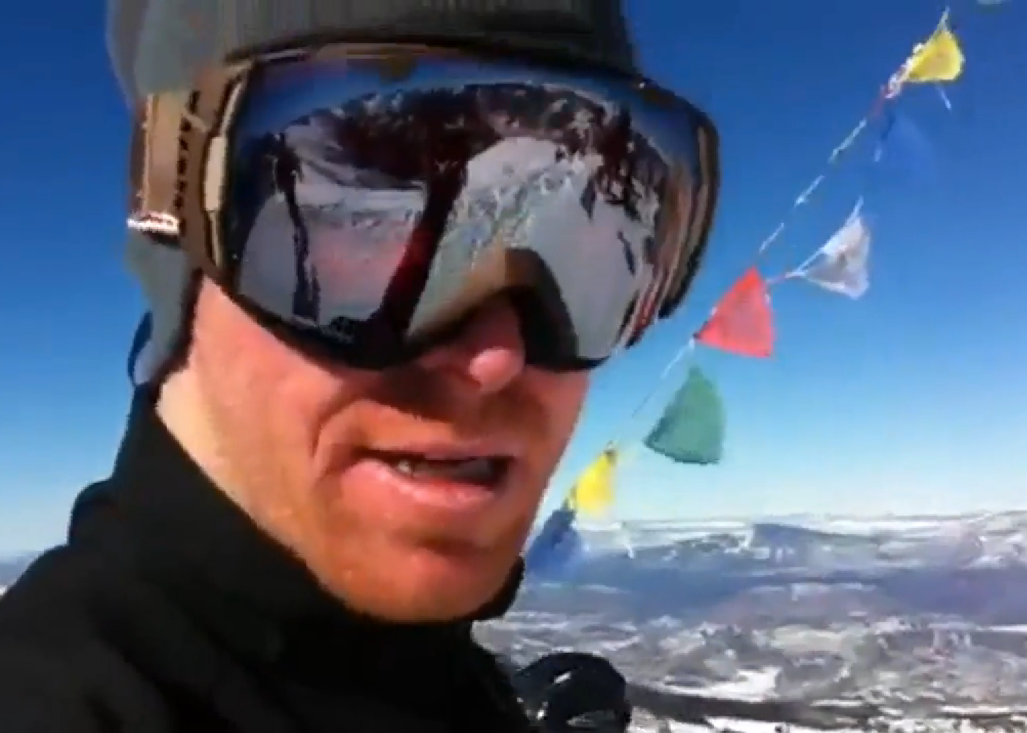 Aspen, Ian McIntosh at the top of Highlands bowl. thumbnail