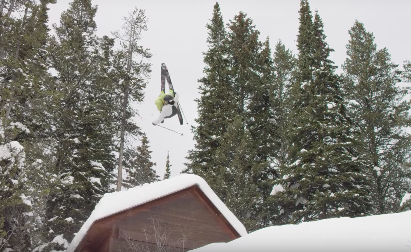 When Avalanche Danger is High, Ski Off a Barn thumbnail