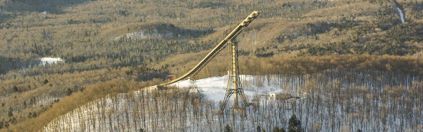 Skier Spins off 24-story Ski Jump...Backwards thumbnail