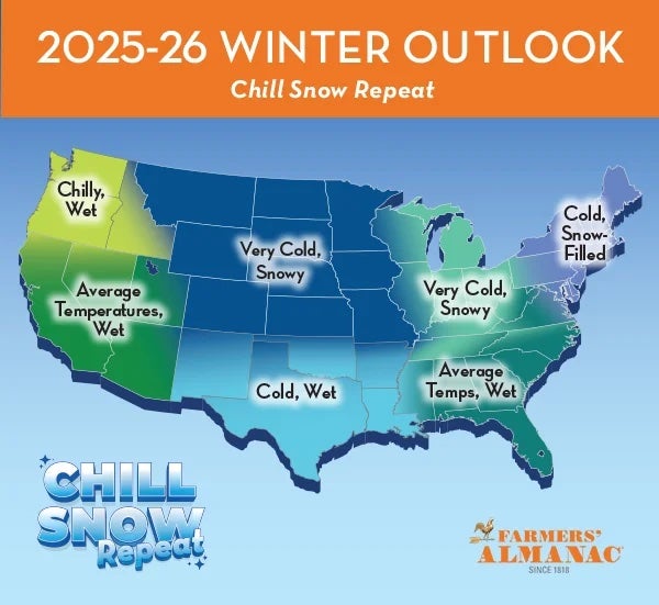 Winter 2025-26 USA Outlook: Big PNW Totals, Frequent NE Storms | Teton ...