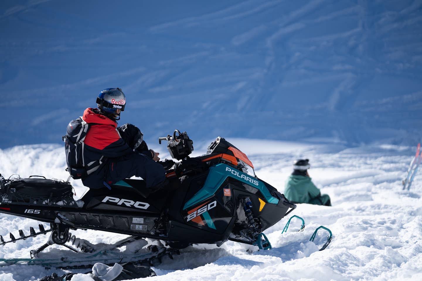Kai jones on a sled at jackson hole, winter guide Kai jones on a sled at jackson hole, winter guide